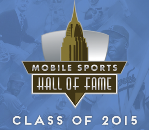 A TRACK & FIELD COLLEGIATE RECORD HOLDER HEADLINES THE LATEST CLASS OF INDUCTEES INTO THE MOBILE SPORTS HALL OF FAME.