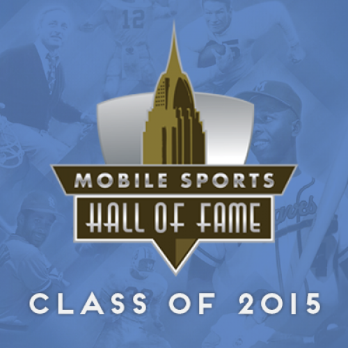 A TRACK & FIELD COLLEGIATE RECORD HOLDER HEADLINES THE LATEST CLASS OF INDUCTEES INTO THE MOBILE SPORTS HALL OF FAME.